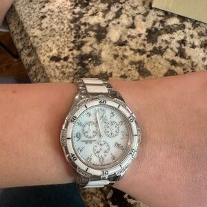 Silver Chronograph Watch